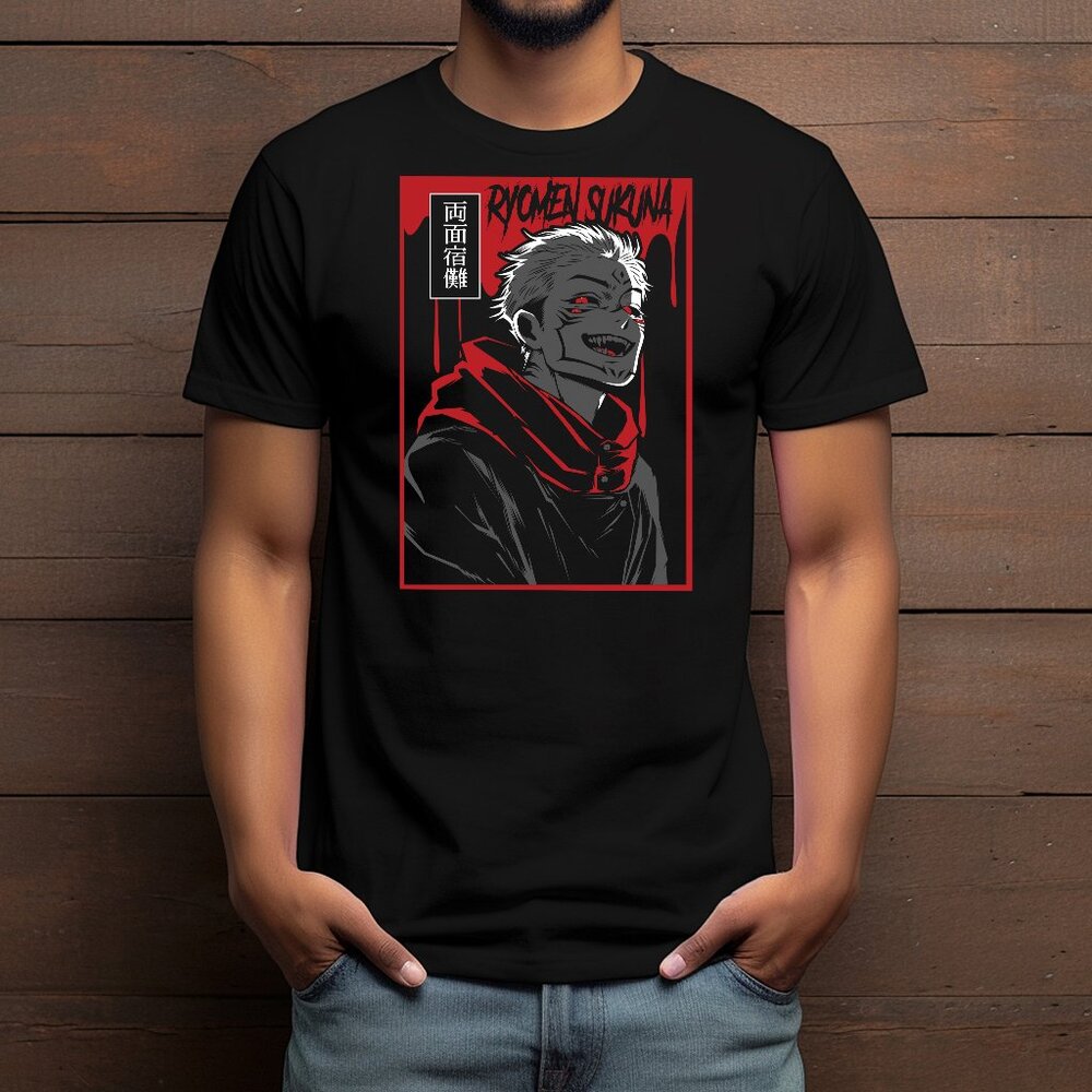 Sukuna (JJK) Anime Custom T-shirt